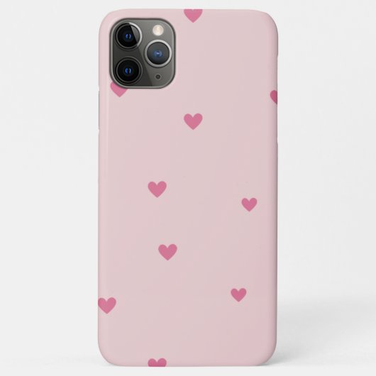 かわいいピンクのハートiPhone 11 Pro Maxケース Case-Mate iPhoneケース (裏面)
