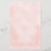 かわいいピンクのバニーバレリーナ赤ちゃんシャワー単語スクランブル (裏面)