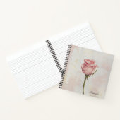 かわいいピンクのバラの花フローラフォトジャーナル ノートブック (内部)