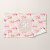 かわいいピンクのバレエダンサー、白鳥の子供たち バスタオルセット (ハンドタオル)