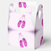 かわいいピンクのバレリーナ靴 フェイバーボックス (オープン)