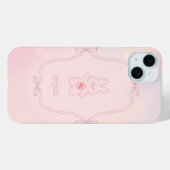 かわいいピンクのバンクケース Case-Mate iPhoneケース (裏面 (横))