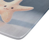 かわいいピンクのヒトデ カッティングボード (角)