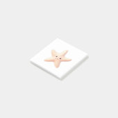かわいいピンクのヒトデ ポストイット (アングル)