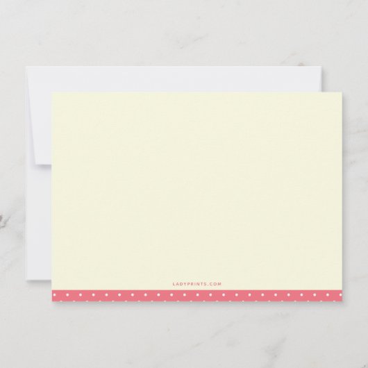 かわいいピンクのフクロウの女の子ベビーシャワー招待状 招待状 (裏面)