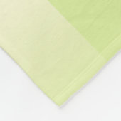 かわいいピンクのフラミンゴグラデーションストライプの フリースブランケット (角)