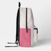 かわいいピンクのフラミンゴパーソナライズされた プリントバックパック (左)