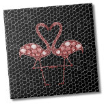 かわいいピンクのフラミンゴ タイル<br><div class="desc">可愛い抽象芸術ピンクのフラミンゴのプリントは、フラミンゴが美しく、どの女の子らしい女の子がフラミンゴを愛していない！この2つのキスをするフラミンゴは中央に小さなハートを作り出す。彼らはモザイクのタイルの外観で構成され感じて、それを与えとモダン抽象芸術の外観。このタイルをドリンクやプレートの小さなコースターやトリベットとして使用したい…またはキッチンのバックスプラッシュやバスルームのタイルと一緒に大きく行きたい場合は、あなただけの場所！フルウォールを行う縁どか、またはアクセントタイルを行う。インテリアデザインの夢を飛ばそう！</div>