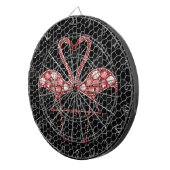 かわいいピンクのフラミンゴ ダーツボード (正面右)