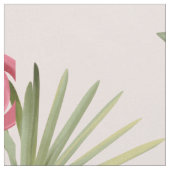 かわいいピンクのフラミンゴ ファブリック (クローズアップ)