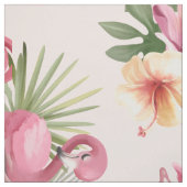 かわいいピンクのフラミンゴ ファブリック (見本)