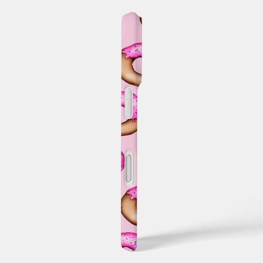 かわいいピンクのフロストドーナツまき模様 Case-Mate iPhoneケース (裏面 / 右)