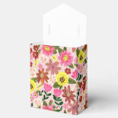 かわいいピンクのフローラガールベビーシャワーパーティーありがとう フェイバーボックス (オープン)