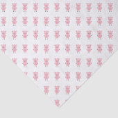 かわいいピンクのブタの漫画 薄葉紙 (詳細)