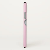 かわいいピンクのベビーゾウと水玉模様耳 Case-Mate iPhoneケース (裏面/右)