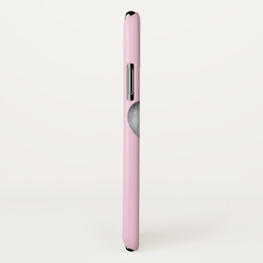 かわいいピンクのベビーゾウと水玉模様耳 Case-Mate iPhoneケース (裏面/右)