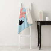 かわいいピンクのベビータコ漫画のユーモア シェルパブランケット (インサイチュ)