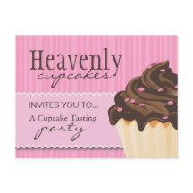 かわいいピンクのベーカリーの郵便はがき