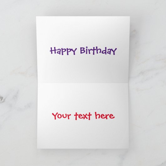 かわいいピンクのマシュマローズバイキャンプファイア漫画 カード (内部)