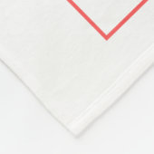 かわいいピンクのマーメイドフラミンゴ感動的引用文 フリースブランケット (角)