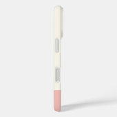 かわいいピンクのモルモットのモノグラムイラスト Case-Mate iPhoneケース (裏面 / 右)