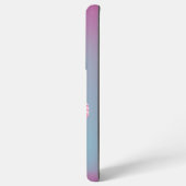 かわいいピンクのユニコーンの電話ケース SAMSUNG GALAXYケース (裏面横)