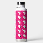 かわいいピンクのユニコーン ウォーターボトル (右面)