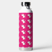 かわいいピンクのユニコーン ウォーターボトル (左面)