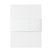 かわいいピンクのユニコーン&スターベビーシャワー 招待状ベリーバンド (裏面例)