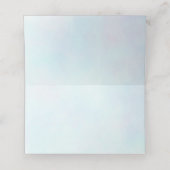 かわいいピンクのユニコーン（羽つき） プレイスカード (内部開封)