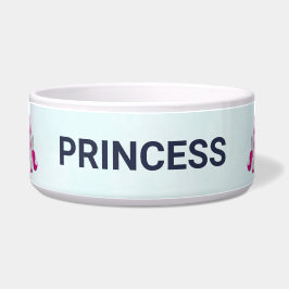 かわいいピンクのユニコーン（羽つき） ボウル