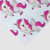 かわいいピンクのユニコーン（羽つき） 薄葉紙 (詳細)
