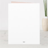 かわいいピンクのラズベリーの水彩画イラスト カード (裏面)