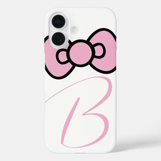 かわいいピンクのリボンのファンタジー Case-Mate iPhoneケース (裏面)
