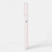 かわいいピンクのリボンパターンのスマホケース iPhoneケース (左側面)