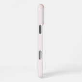 かわいいピンクのリボンパターンのスマホケース iPhoneケース (右側面)