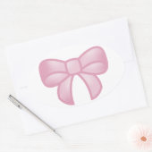 かわいいピンクのリボン プランナー ステッカー (封筒)