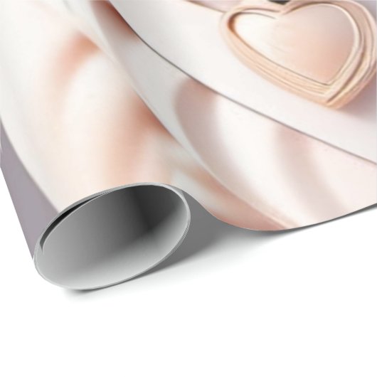 かわいいピンクのレトリエバーパピーギフトラップ子供の誕生日 ラッピングペーパー (ロールコーナー)