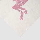 かわいいピンクのローズ金ゴールドガール乗馬 薄葉紙 (詳細)