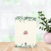 かわいいピンクのヴィンテージフラワートラック 母の日 シーズンカード