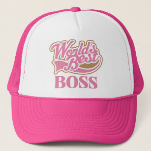 かわいいピンクの世界の最も最高のなボス キャップ