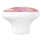 かわいいピンクの人魚はかりで測 セラミックノブ (側面)