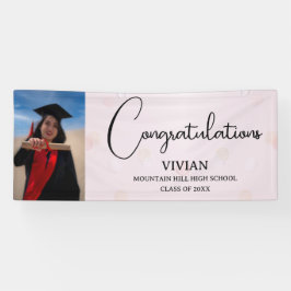 かわいいピンクの写真おめでとう 横断幕