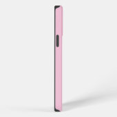 かわいいピンクの女の子らしい名前 iPhoneケース (右側面)
