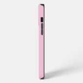 かわいいピンクの女の子らしい名前 iPhoneケース (左側面)