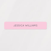 かわいいピンクの女の子新学期防水キッズ ラベル (デザイン2)