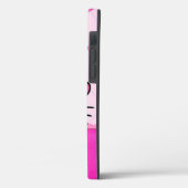 かわいいピンクの子猫ガールズ携帯ケース Case-Mate iPhoneケース (裏面 / 左)