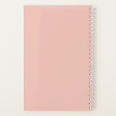 かわいいピンクの学校 ノートブック (裏面)