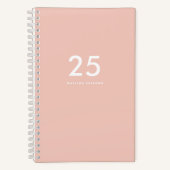 かわいいピンクの学校 ノートブック (正面)