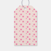 かわいいピンクの小さなかぼちゃ赤ちゃんシャワーありがとう ギフトタグ (裏面)